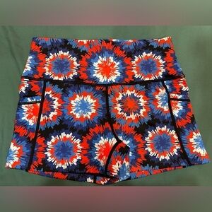 CVG shorts, Size Small. Like new. Firework/Patriotic Print, Red, White, & Blue